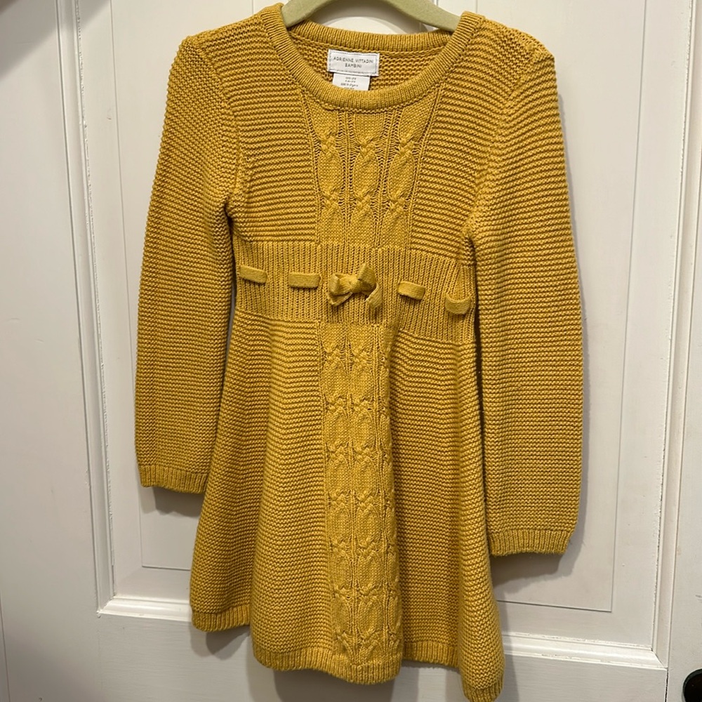 Cozy fall knit dress, size 2T